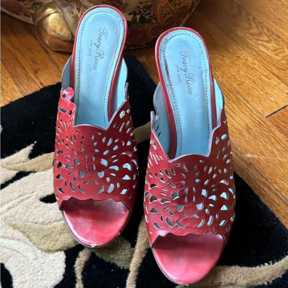 Tracy Reece Laser Cut Mules
